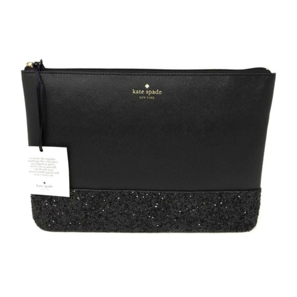 Kate Spade Greta Court Glitter Gia Pouch - Picture 6 of 8